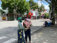 Hình ảnh hoa giao hàng thực tế