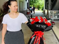Hình ảnh hoa giao hàng thực tế