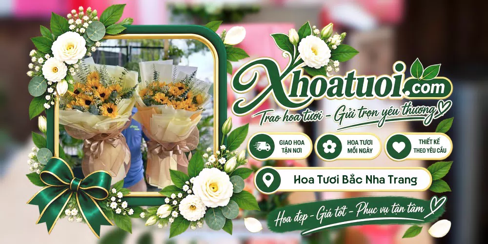 Hoa tươi Phường Bắc Nha Trang, Khánh Hòa giao tận nơi và thiết kế theo yêu cầu