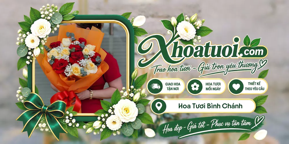 Hoa tươi Bình Chánh, Hồ Chí Minh giao tận nơi và thiết kế theo yêu cầu