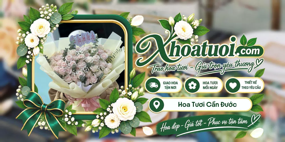 Hoa tươi Cần Đước, Tây Ninh giao tận nơi và thiết kế theo yêu cầu