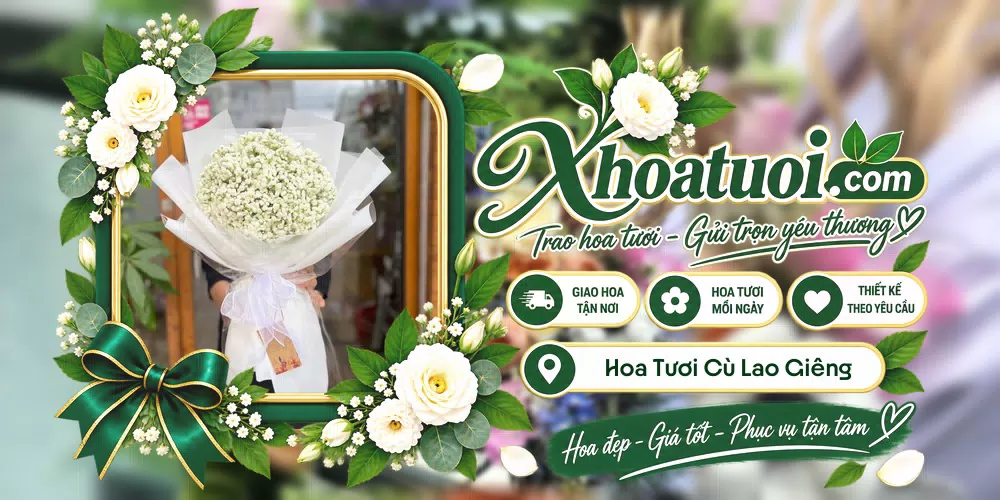 Hoa tươi Xã Cù Lao Giêng, An Giang giao tận nơi và thiết kế theo yêu cầu