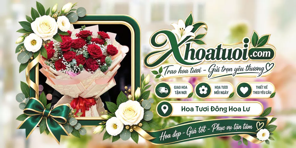Hoa tươi Phường Đông Hoa Lư, Ninh Bình giao tận nơi và thiết kế theo yêu cầu