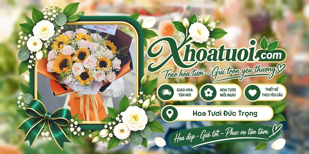 Hoa tươi Đức Trọng, Lâm Đồng giao tận nơi và thiết kế theo yêu cầu