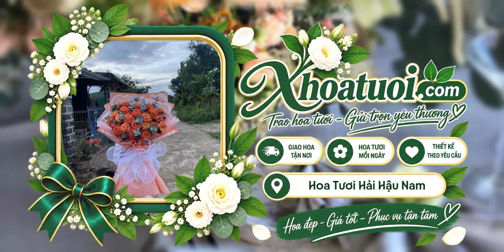 Hoa tươi Hải Hậu Nam Định, Ninh Bình giao tận nơi và thiết kế theo yêu cầu
