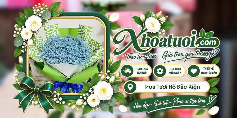 Hoa tươi Xã Hồ Đắc Kiện, Cần Thơ giao tận nơi và thiết kế theo yêu cầu