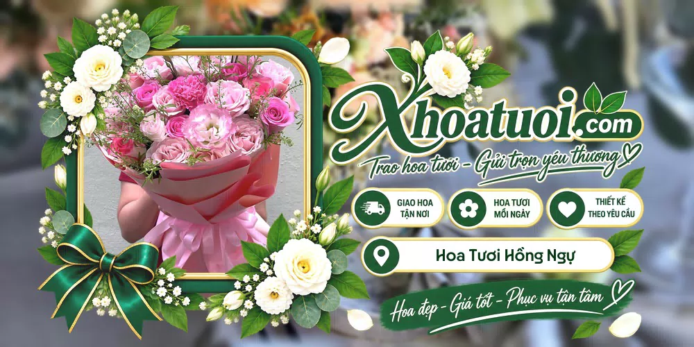 Hoa tươi Hồng Ngự, Đồng Tháp giao tận nơi và thiết kế theo yêu cầu