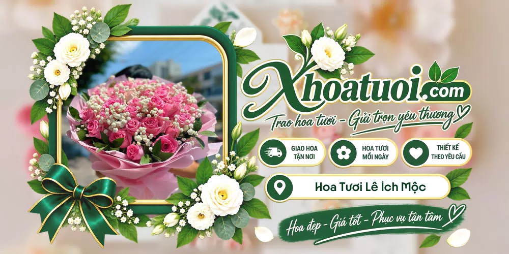 Hoa tươi Phường Lê Ích Mộc, Hải Phòng giao tận nơi và thiết kế theo yêu cầu