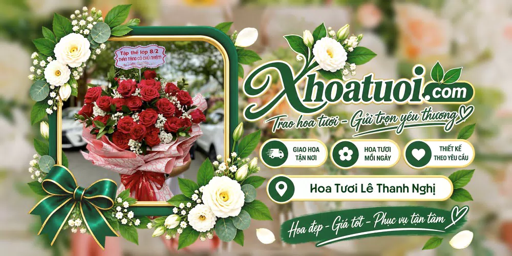 Hoa tươi Phường Lê Thanh Nghị, Hải Phòng giao tận nơi và thiết kế theo yêu cầu