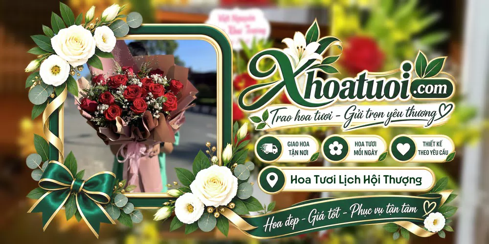 Hoa tươi Xã Lịch Hội Thượng, Cần Thơ giao tận nơi và thiết kế theo yêu cầu