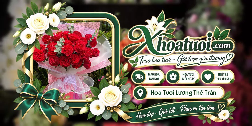 Hoa tươi Xã Lương Thế Trân, Cà Mau giao tận nơi và thiết kế theo yêu cầu