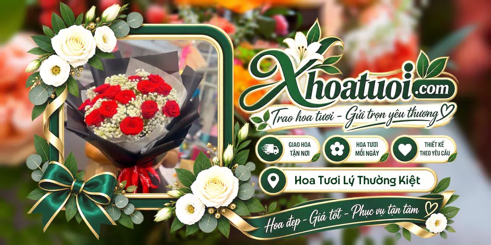 Hoa tươi Phường Lý Thường Kiệt, Ninh Bình giao tận nơi và thiết kế theo yêu cầu