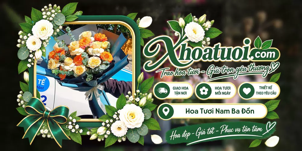 Hoa tươi Xã Nam Ba Đồn, Quảng Trị giao tận nơi và thiết kế theo yêu cầu