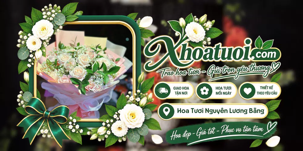 Hoa tươi Xã Nguyễn Lương Bằng, Hải Phòng giao tận nơi và thiết kế theo yêu cầu
