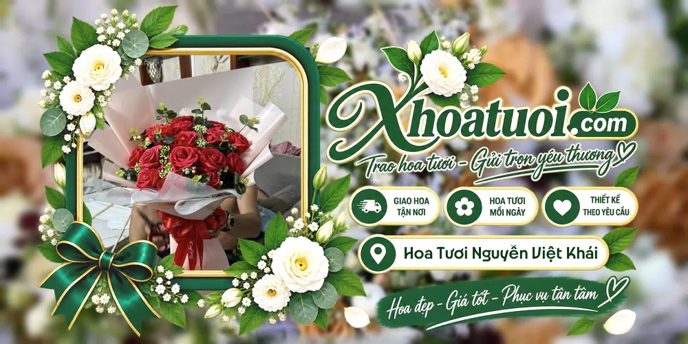 Hoa tươi Xã Nguyễn Việt Khái, Cà Mau giao tận nơi và thiết kế theo yêu cầu