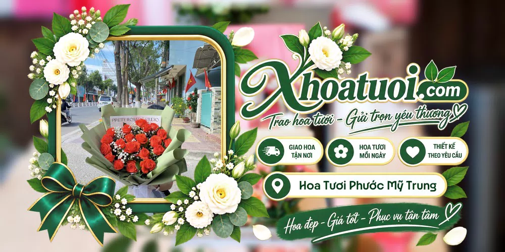 Hoa tươi Xã Phước Mỹ Trung, Vĩnh Long giao tận nơi và thiết kế theo yêu cầu