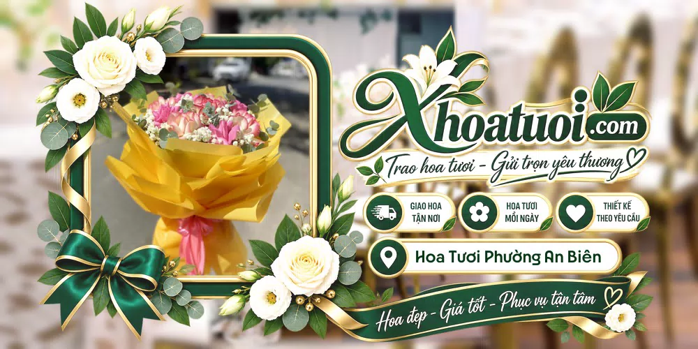 Hoa tươi Phường An Biên, Hải Phòng giao tận nơi và thiết kế theo yêu cầu