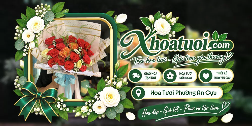 Hoa tươi Phường An Cựu, Huế giao tận nơi và thiết kế theo yêu cầu