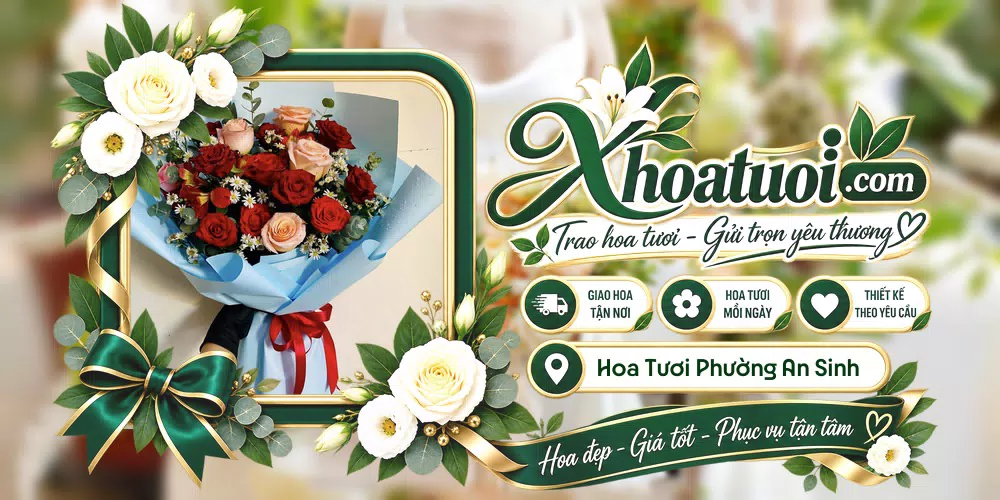 Hoa tươi Phường An Sinh, Quảng Ninh giao tận nơi và thiết kế theo yêu cầu