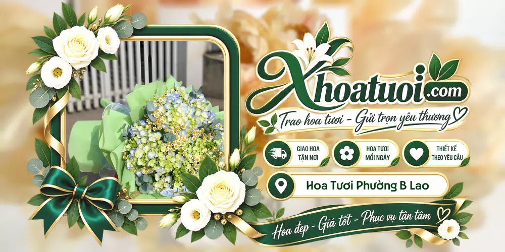 Hoa tươi Phường B’Lao, Lâm Đồng giao tận nơi và thiết kế theo yêu cầu