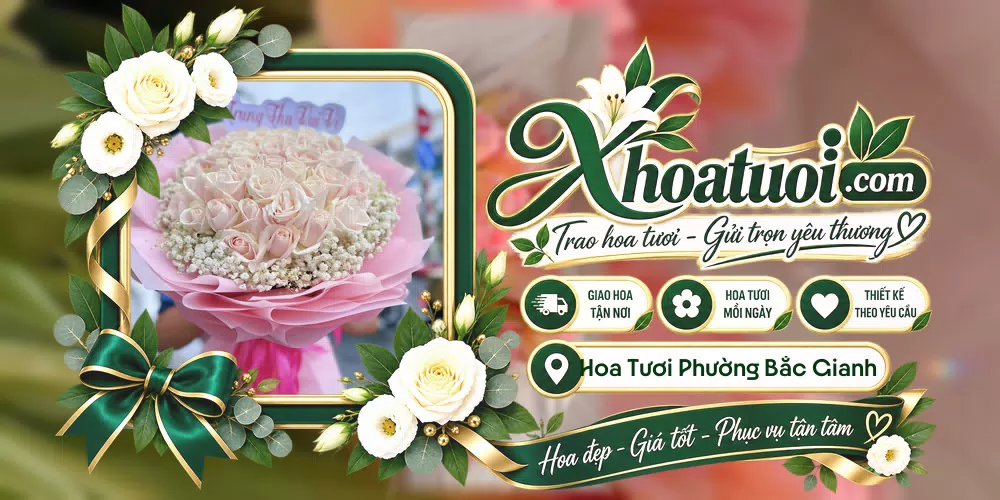 Hoa tươi Phường Bắc Gianh, Quảng Trị giao tận nơi và thiết kế theo yêu cầu