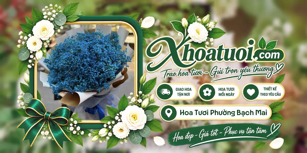 Hoa tươi Phường Bạch Mai, Hà Nội giao tận nơi và thiết kế theo yêu cầu