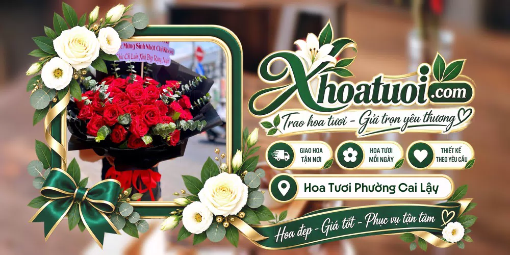 Hoa tươi Phường Cai Lậy, Đồng Tháp giao tận nơi và thiết kế theo yêu cầu