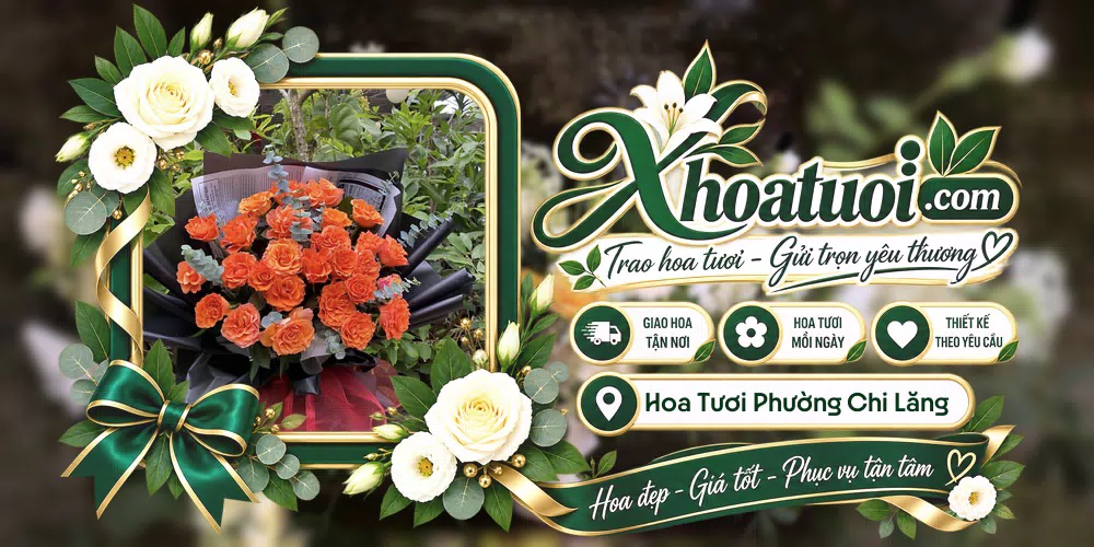 Hoa tươi Phường Chi Lăng, An Giang giao tận nơi và thiết kế theo yêu cầu