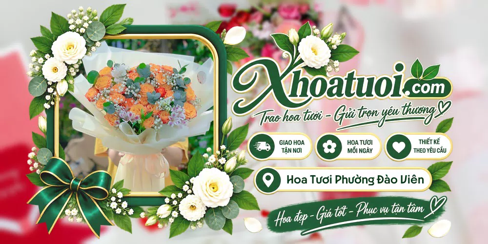 Hoa tươi Phường Đào Viên, Bắc Ninh giao tận nơi và thiết kế theo yêu cầu