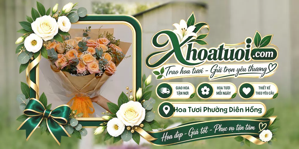 Hoa tươi Phường Diên Hồng, Hồ Chí Minh giao tận nơi và thiết kế theo yêu cầu