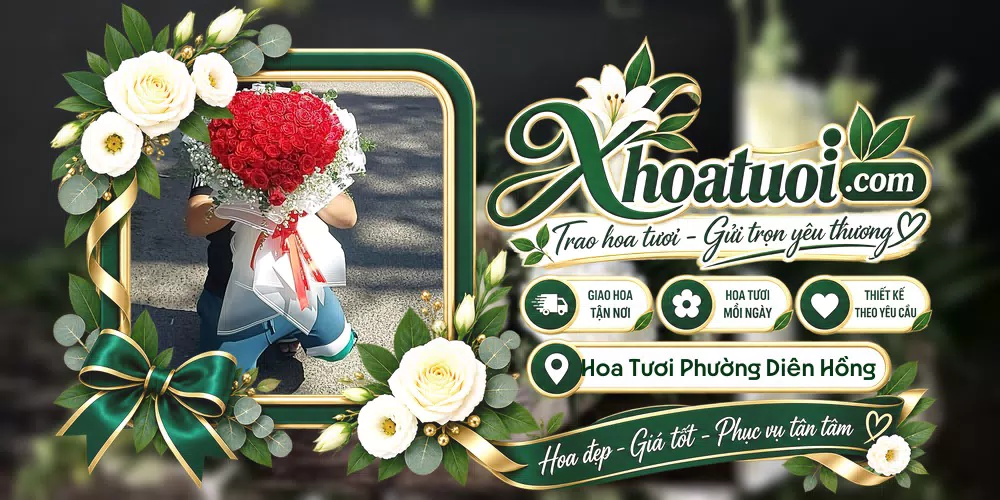 Hoa tươi Phường Diên Hồng, Gia Lai giao tận nơi và thiết kế theo yêu cầu