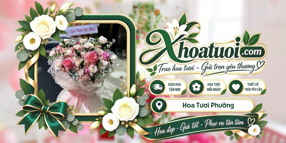 Hoa tươi Phường, Quảng Trị giao tận nơi và thiết kế theo yêu cầu