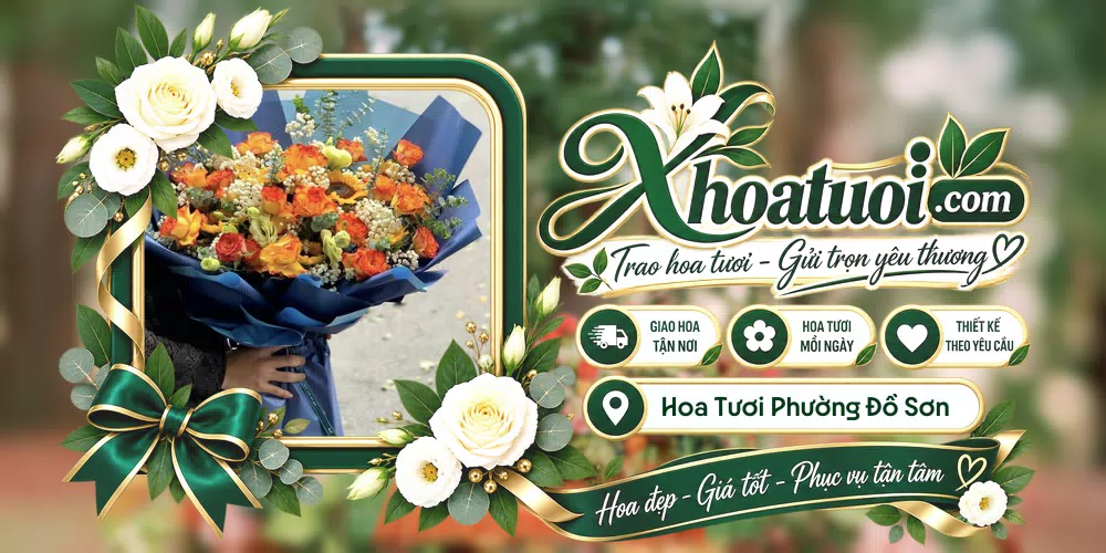 Hoa tươi Phường Đồ Sơn, Hải Phòng giao tận nơi và thiết kế theo yêu cầu