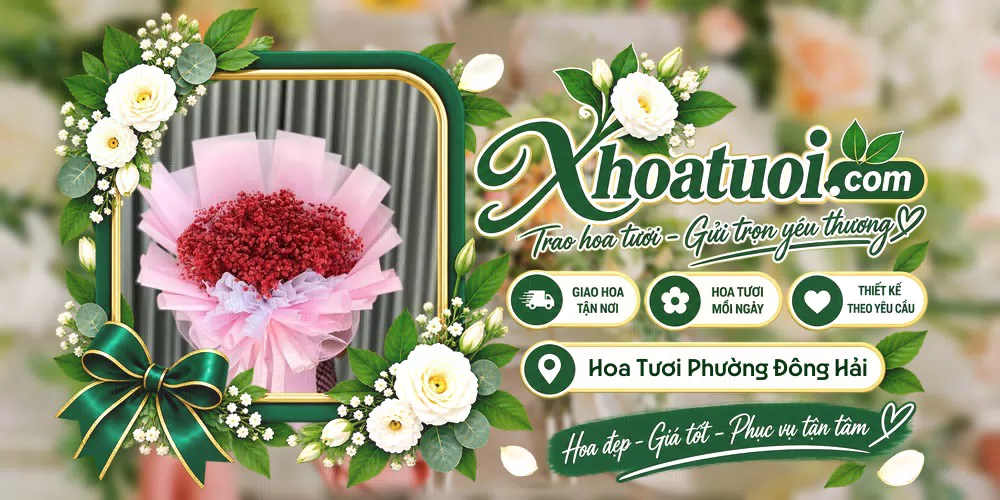 Hoa tươi Phường Đông Hải, Khánh Hòa giao tận nơi và thiết kế theo yêu cầu