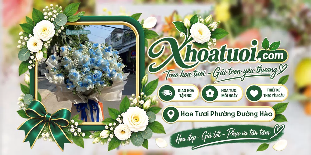 Hoa tươi Phường Đường Hào, Hưng Yên giao tận nơi và thiết kế theo yêu cầu