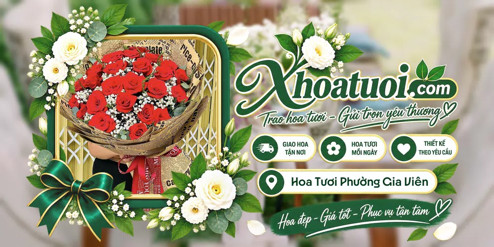 Hoa tươi Phường Gia Viên, Hải Phòng giao tận nơi và thiết kế theo yêu cầu