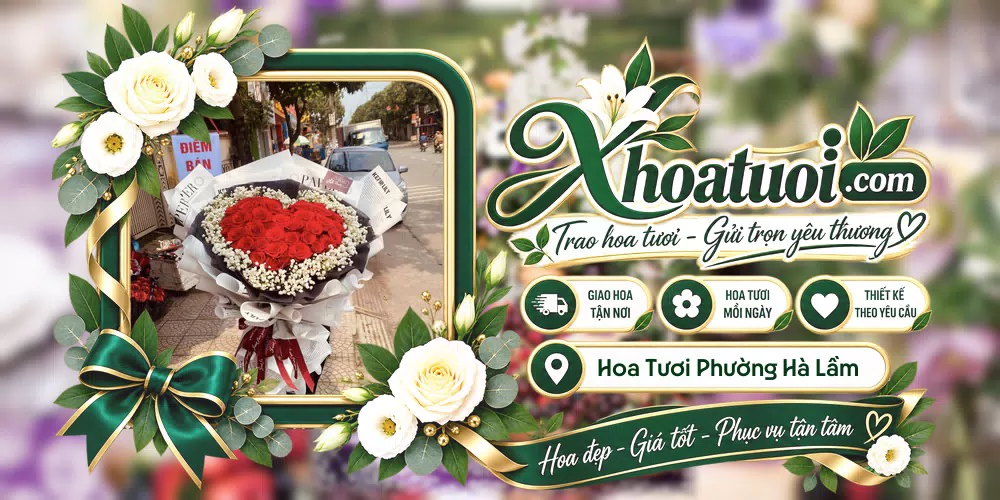 Hoa tươi Phường Hà Lầm, Quảng Ninh giao tận nơi và thiết kế theo yêu cầu