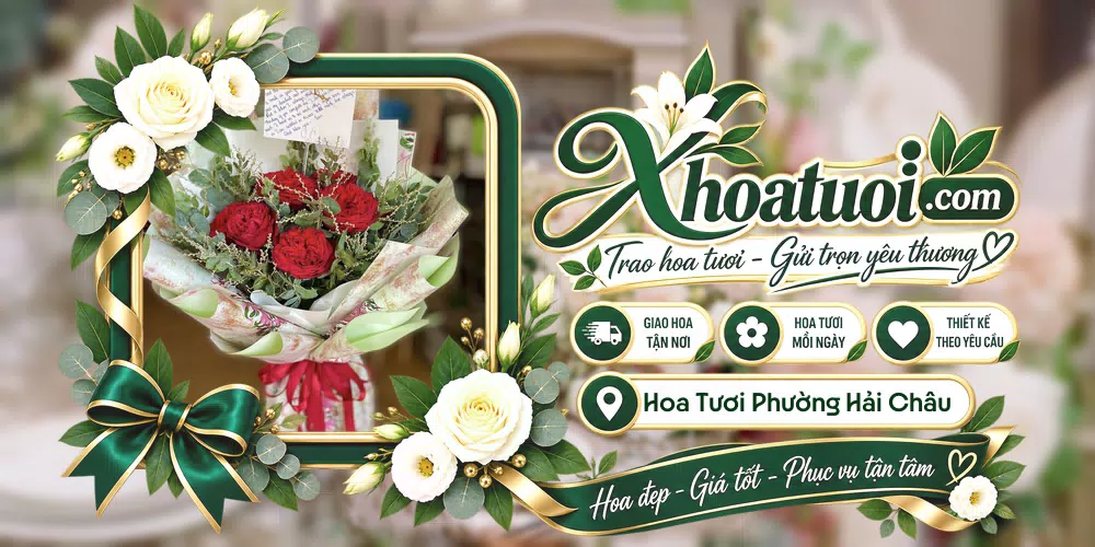 Hoa tươi Phường Hải Châu, Đà Nẵng giao tận nơi và thiết kế theo yêu cầu