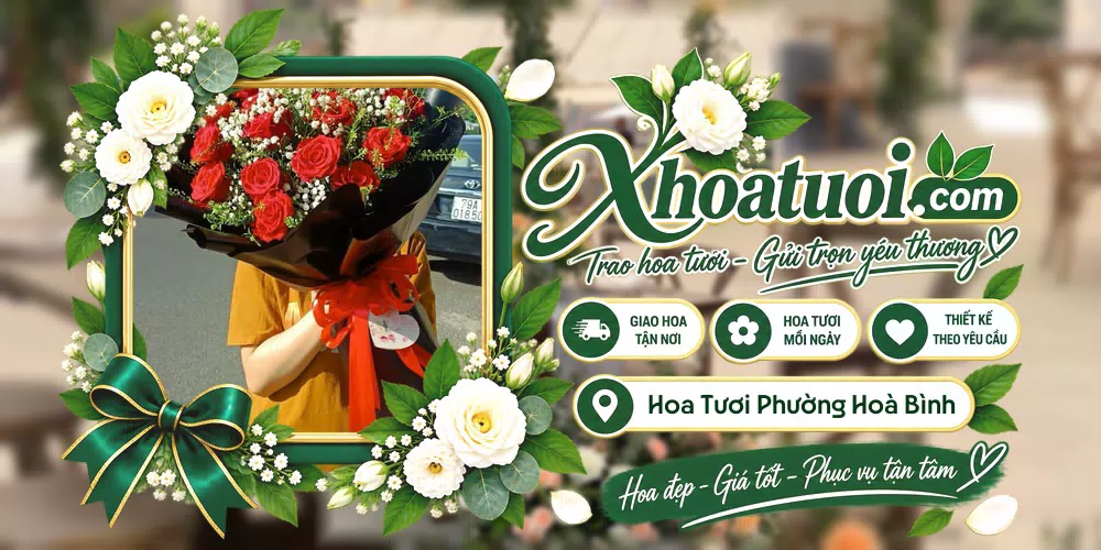 Hoa tươi Phường Hoà Bình, Hồ Chí Minh giao tận nơi và thiết kế theo yêu cầu