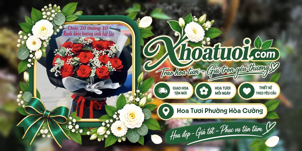 Hoa tươi Phường Hòa Cường, Đà Nẵng giao tận nơi và thiết kế theo yêu cầu