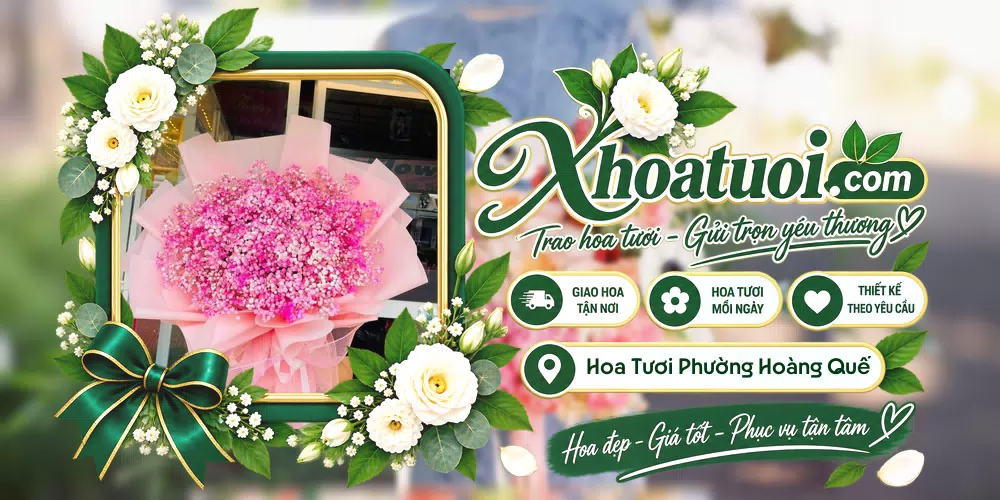 Hoa tươi Phường Hoàng Quế, Quảng Ninh giao tận nơi và thiết kế theo yêu cầu