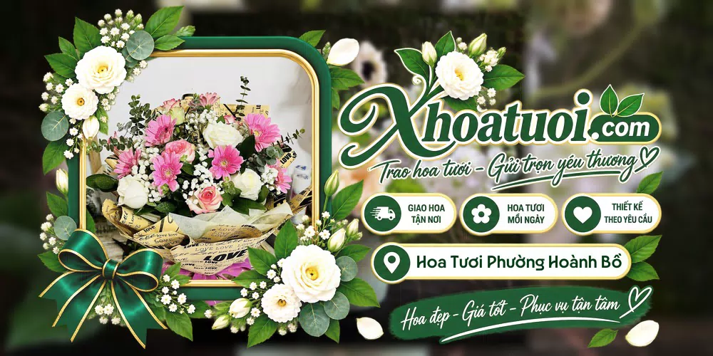 Hoa tươi Phường Hoành Bồ, Quảng Ninh giao tận nơi và thiết kế theo yêu cầu