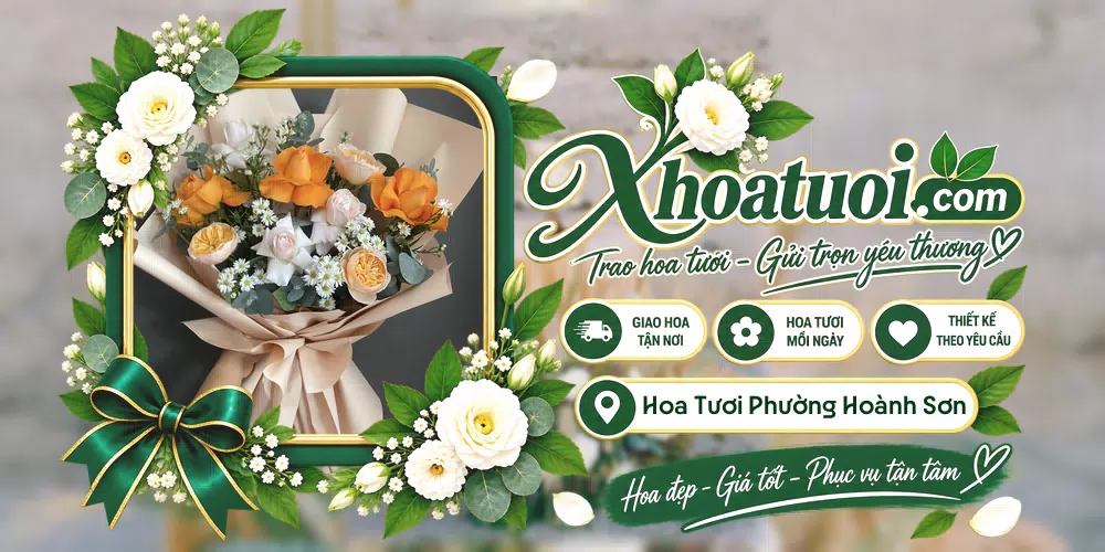 Hoa tươi Phường Hoành Sơn, Hà Tĩnh giao tận nơi và thiết kế theo yêu cầu