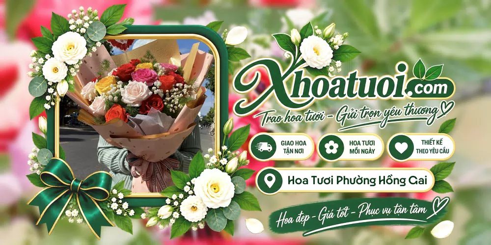 Hoa tươi Phường Hồng Gai, Quảng Ninh giao tận nơi và thiết kế theo yêu cầu