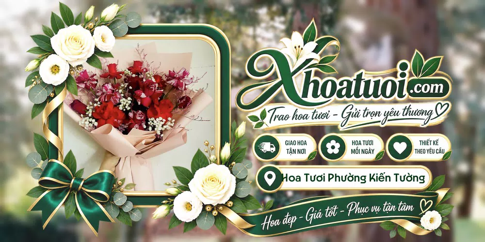 Hoa tươi Phường Kiến Tường, Tây Ninh giao tận nơi và thiết kế theo yêu cầu