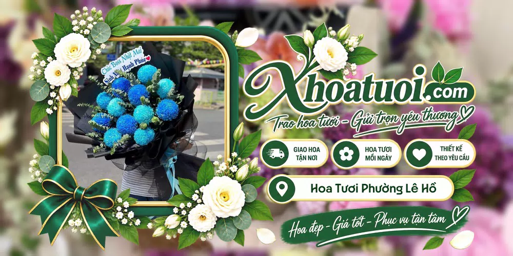 Hoa tươi Phường Lê Hồ, Ninh Bình giao tận nơi và thiết kế theo yêu cầu
