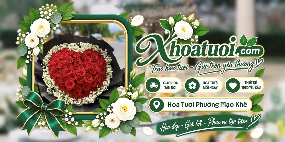 Hoa tươi Phường Mạo Khê, Quảng Ninh giao tận nơi và thiết kế theo yêu cầu