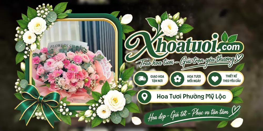 Hoa tươi Phường Mỹ Lộc, Ninh Bình giao tận nơi và thiết kế theo yêu cầu