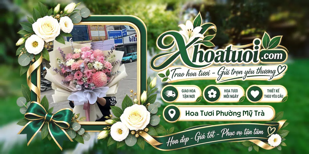 Hoa tươi Phường Mỹ Trà, Đồng Tháp giao tận nơi và thiết kế theo yêu cầu