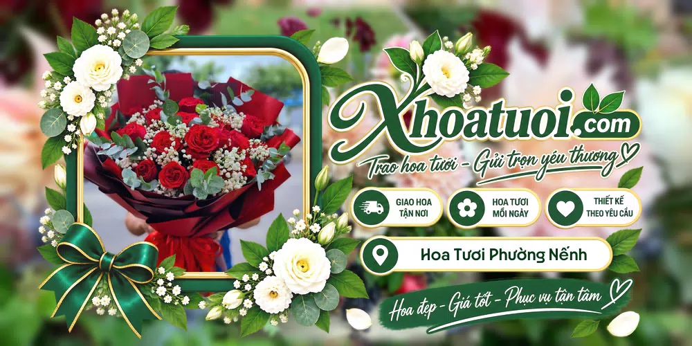 Hoa tươi Phường Nếnh, Bắc Ninh giao tận nơi và thiết kế theo yêu cầu